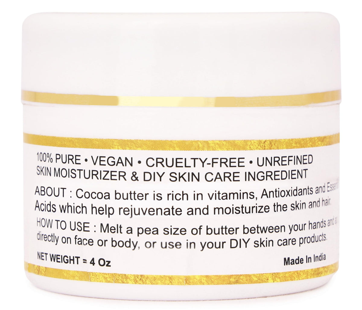 Bless International cocoa butter blended in bowl for DIY lotion, illustrating mixability