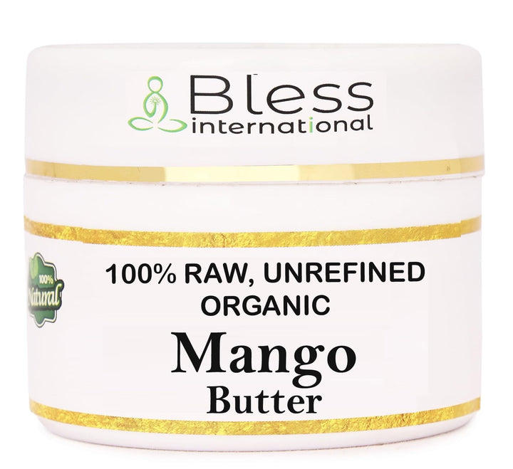 Bless International jar front view showing product label and purity benefit