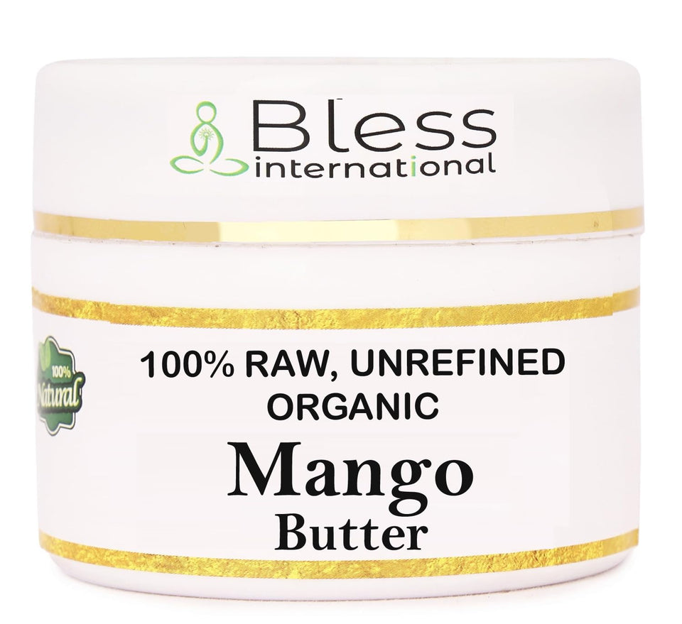 Bless International jar front view showing product label and purity benefit
