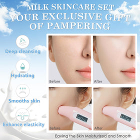 BliBling hand cream in hand to show travel size and softening effect