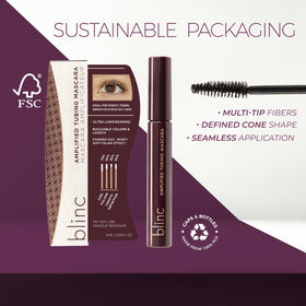 blinc amplified ingredient detail with beeswax and carnauba for lash care