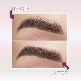 blinc Brow Juice wand and bristles demonstrating easy, precise application