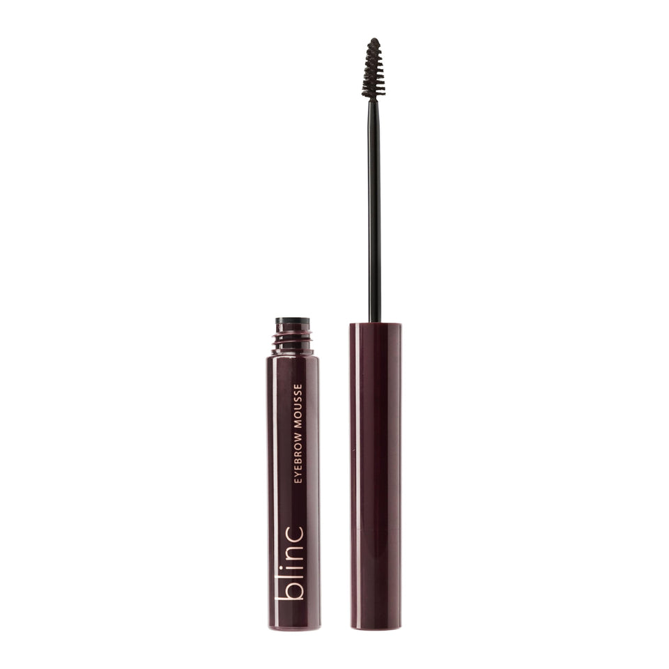 blinc eyebrow mousse front packaging showing product and shade for clear identification