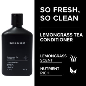Blind Barber open cap with cream visible illustrating easy rinse-out benefit