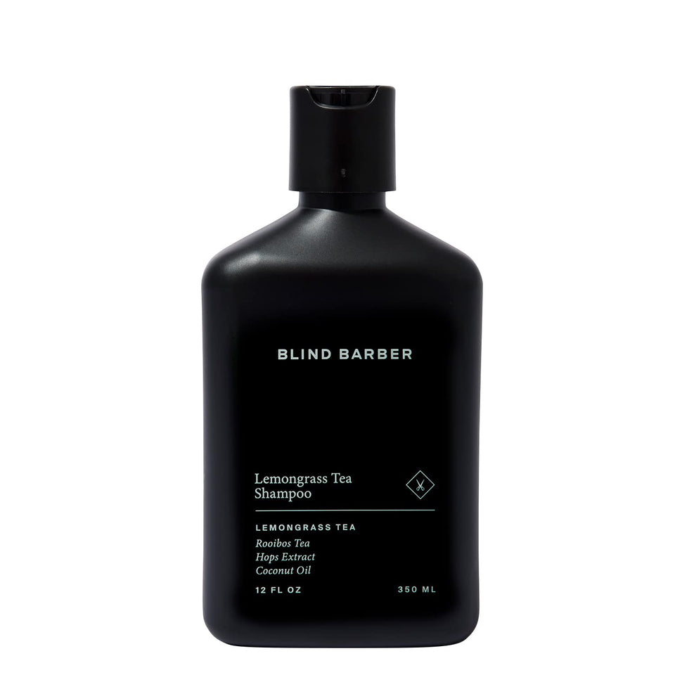 Blind Barber front packaging showing bottle and product name benefits
