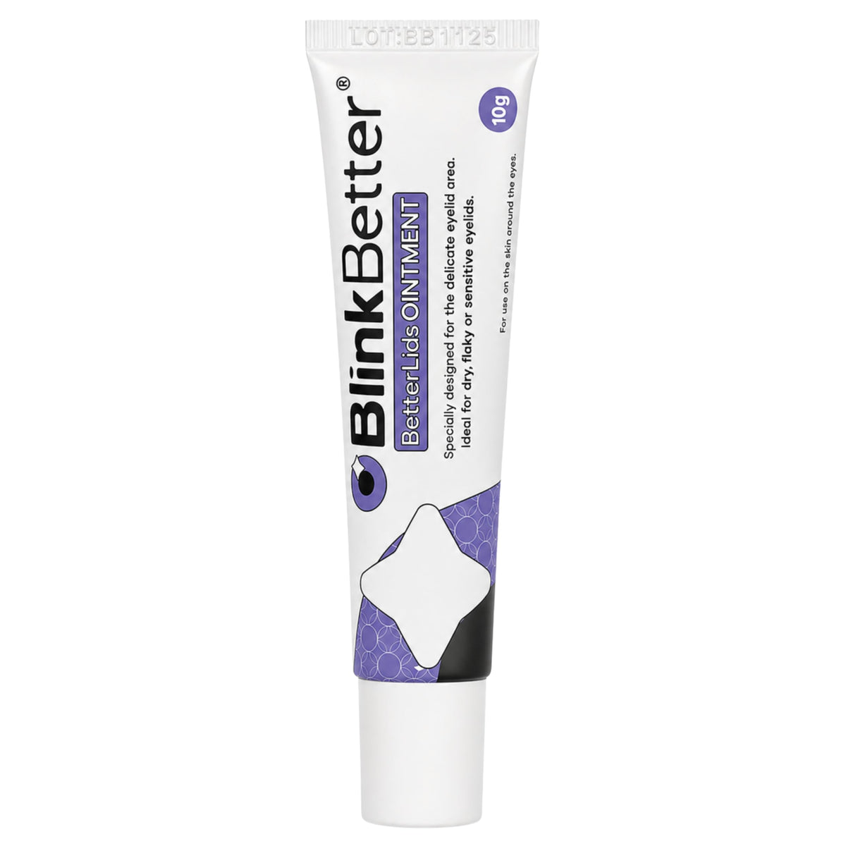 BlinkBetter front packaging showing product name and net weight, reassuring clarity