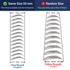 Bliss and Beyond before-and-after thin versus tattooed brow improvement
