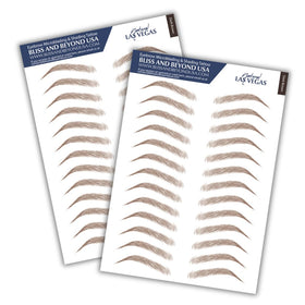 Bliss and Beyond USA front packaging showing 2 sheets and shade name, easy selection benefit