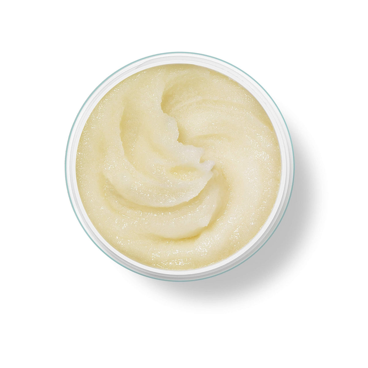 bliss applying body polish in shower demonstrating easy use and quick non-sticky rinse benefit