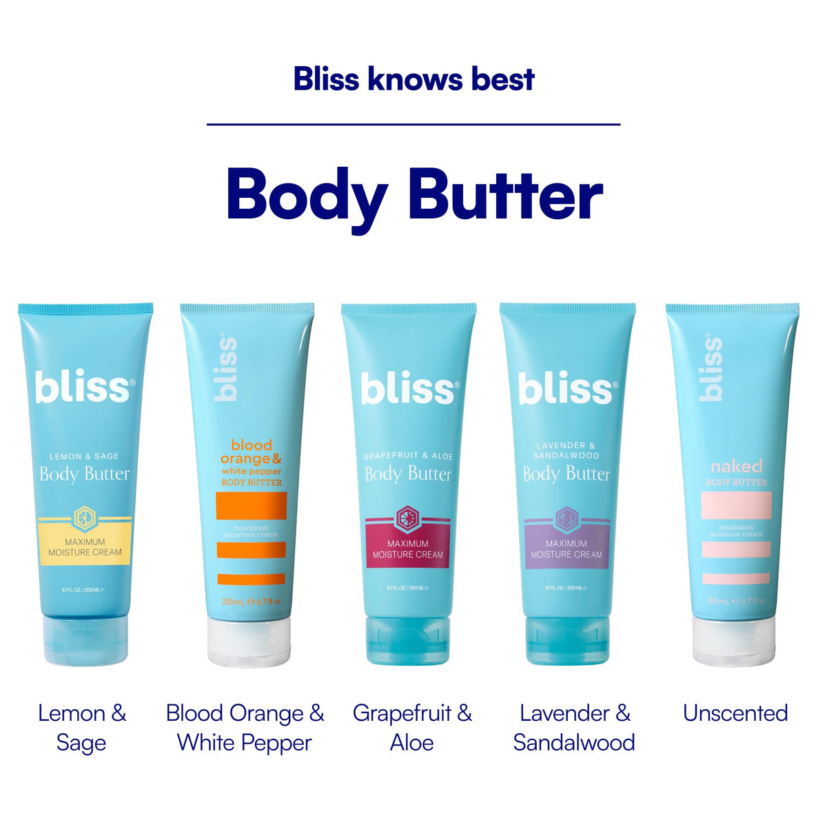 Bliss packaging label close-up showing fragrance and vegan cruelty-free benefit