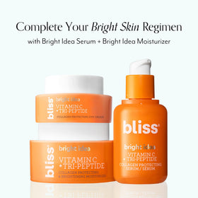 Bliss eye cream size comparison in hand showing travel-friendly volume