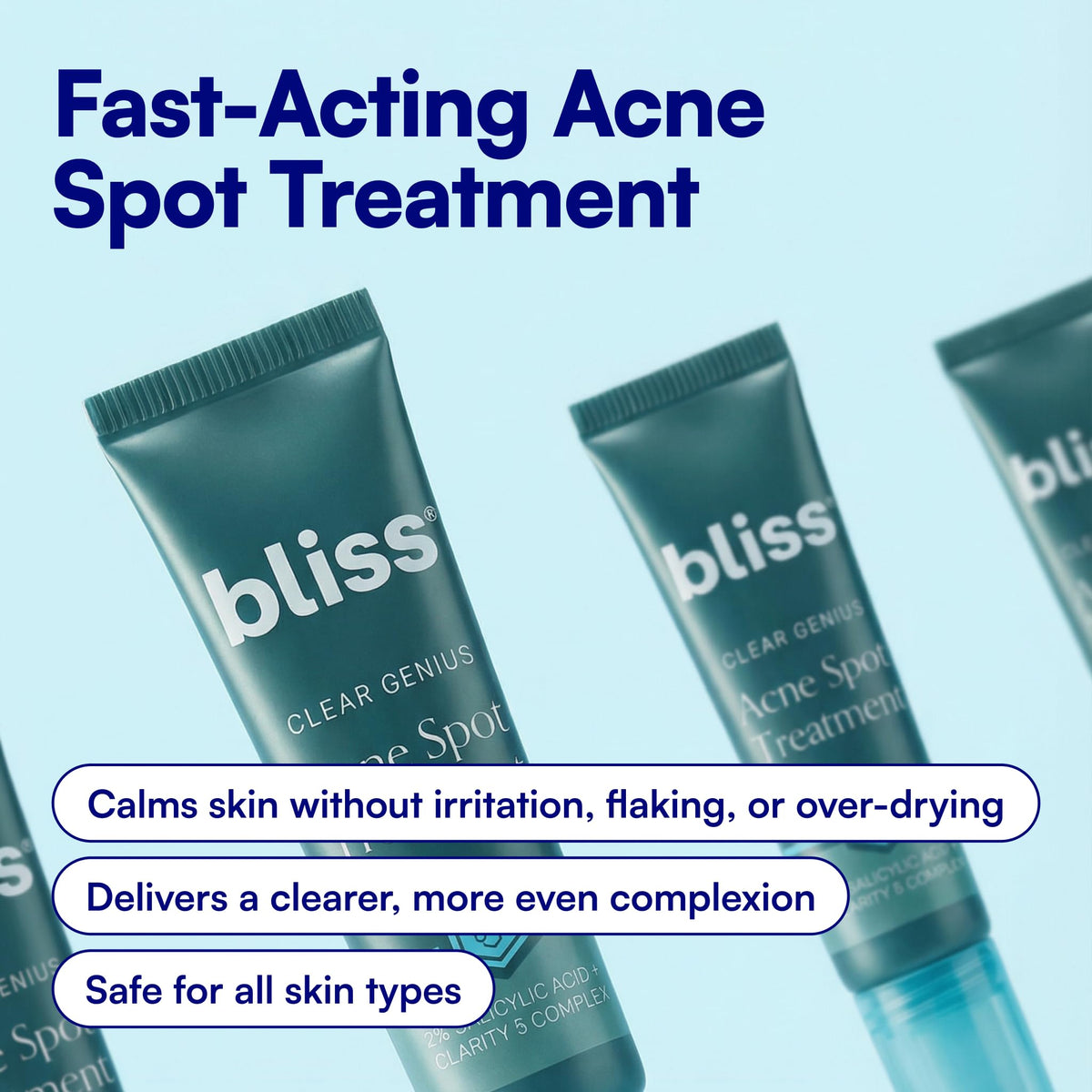 Bliss held in hand for size comparison, portable 0.5 fl oz travel-friendly benefit
