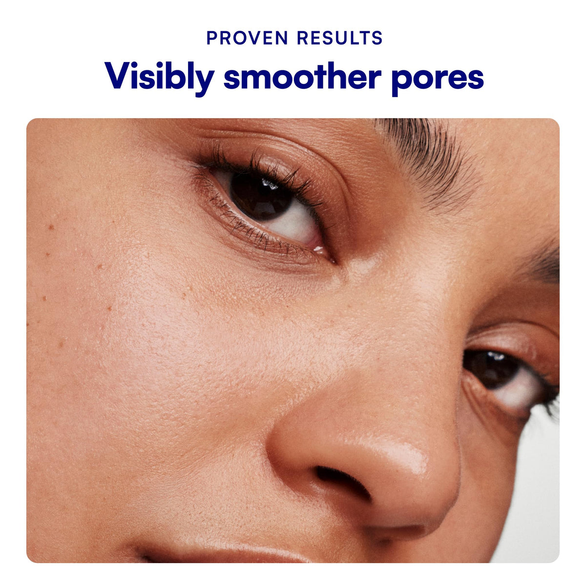 Bliss label detail focusing on niacinamide and pore-vanish complex clarity