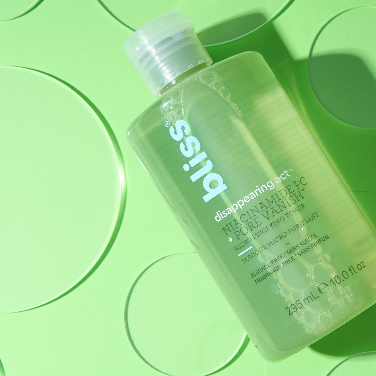 Bliss in a bathroom routine setting showing daily use and skin prepping benefits