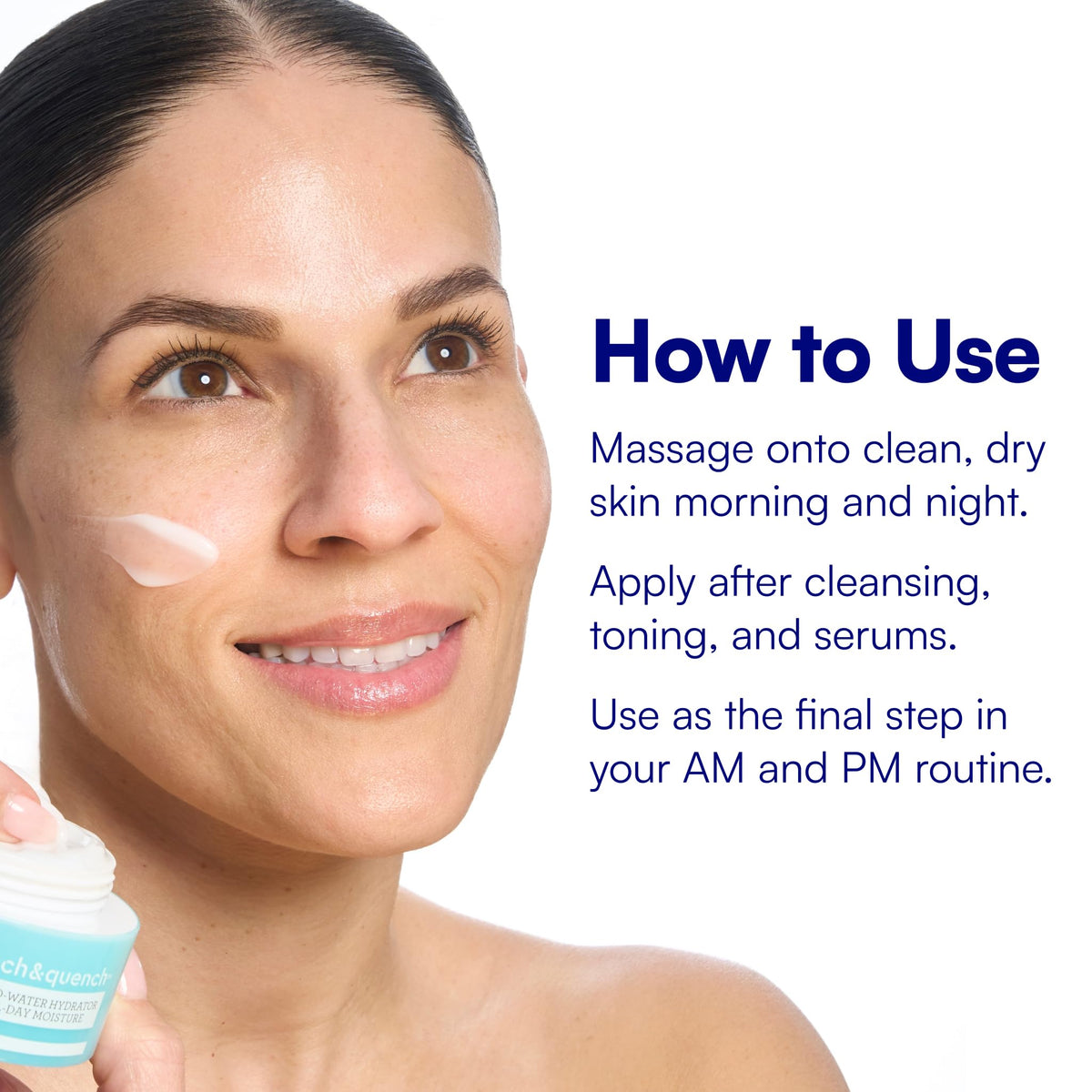 Bliss label ingredient list close-up emphasizing vegan and dermatologist-tested benefits