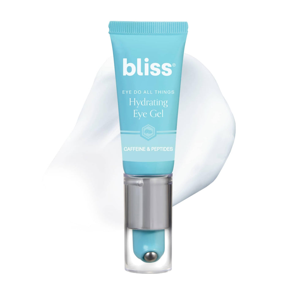Bliss cooling rollerball front packaging showing compact travel-friendly design