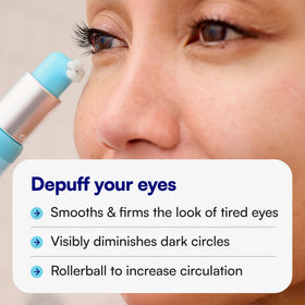 Bliss translucent gel texture swirled to show lightweight, fast-absorbing formula