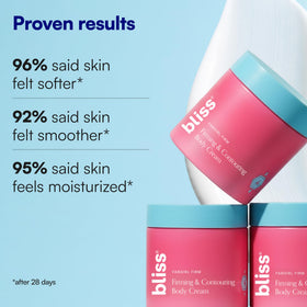 Bliss cream texture on spoon showing rich hydration and smooth application