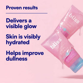 Bliss pineapple and papaya ingredients displayed to show natural enzyme benefit