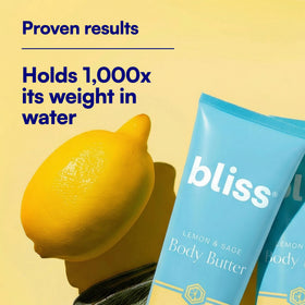 Bliss cream texture closeup highlighting rich, non-greasy moisturizing benefit