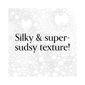 bliss creamy lather close-up showing soft foam and gentle cleansing benefit