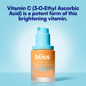 Bliss product on bathroom shelf in lifestyle scene suggesting daily routine benefit