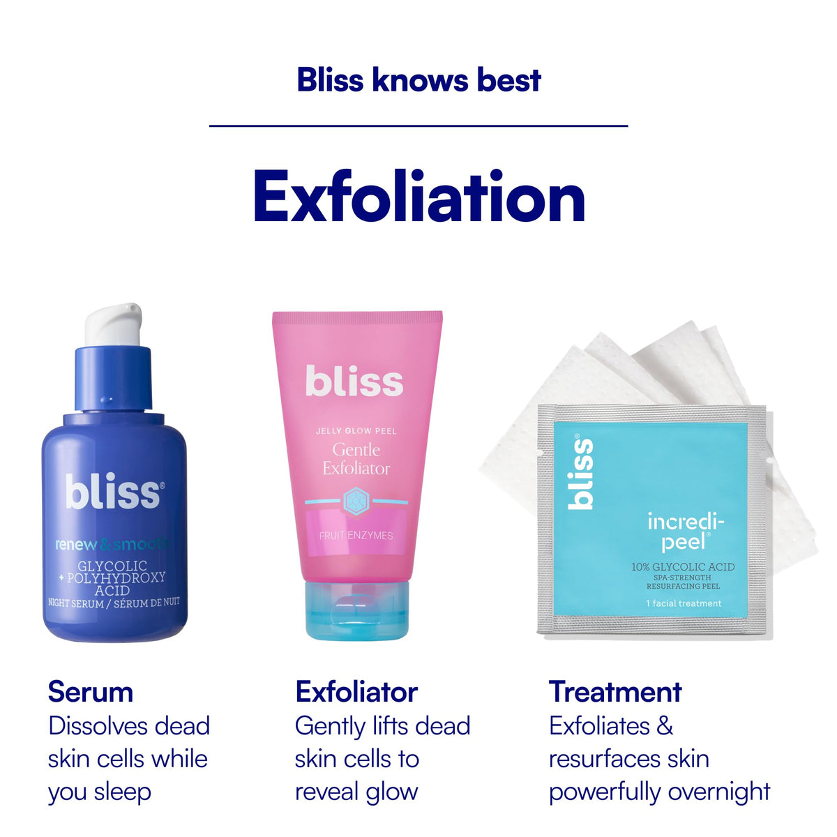 Bliss product in morning routine setting indicating brighter skin results overnight
