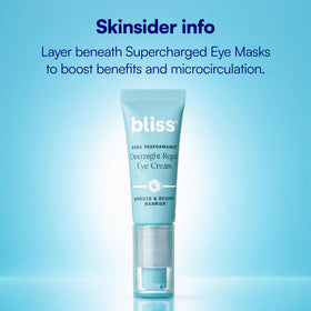 Bliss product label close-up emphasizing no-fragrance and ingredient clarity
