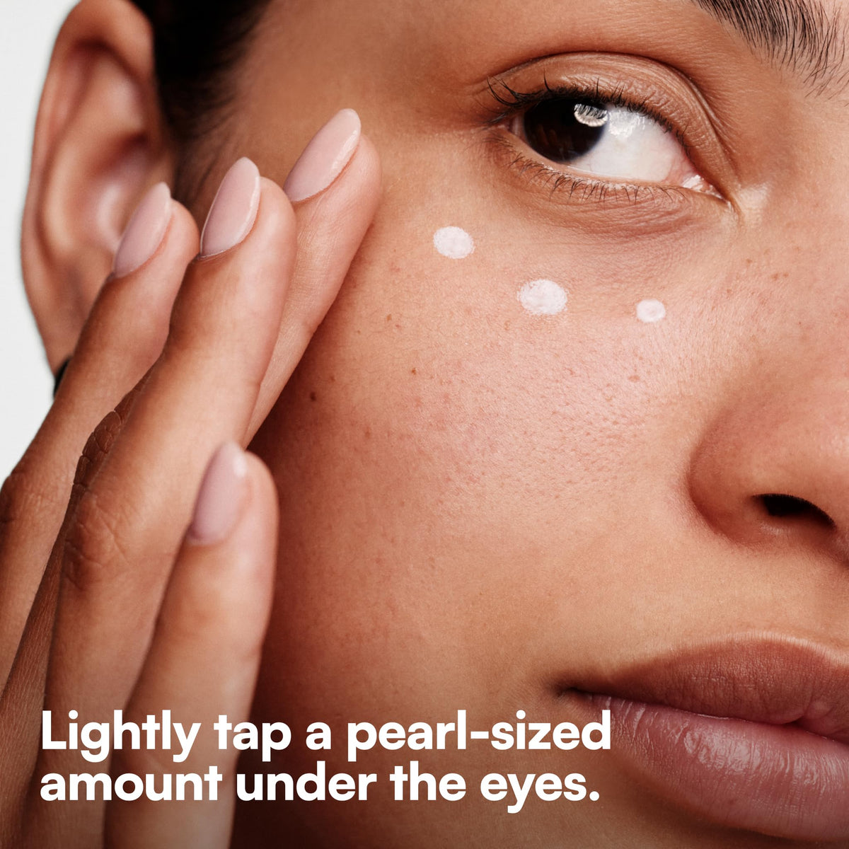 Bliss eye cream on bathroom shelf at night showing bedtime routine benefit