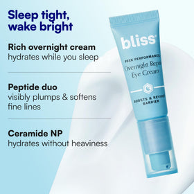 Bliss cream texture close-up demonstrating rich hydrating finish