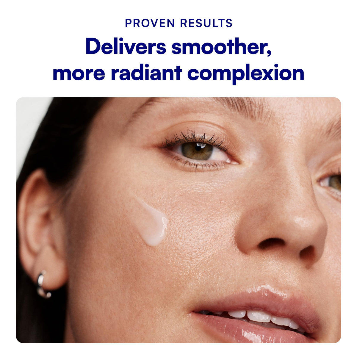 Bliss close-up of serum dropper highlighting silky texture and absorption