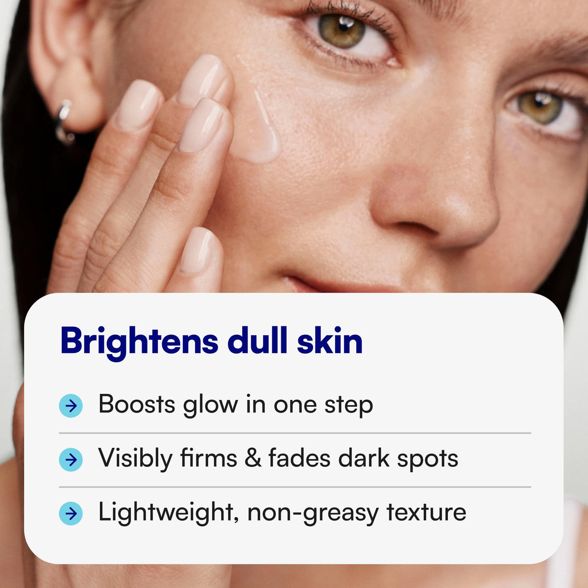 Bliss serum on hand demonstrating smooth, non-greasy application benefit