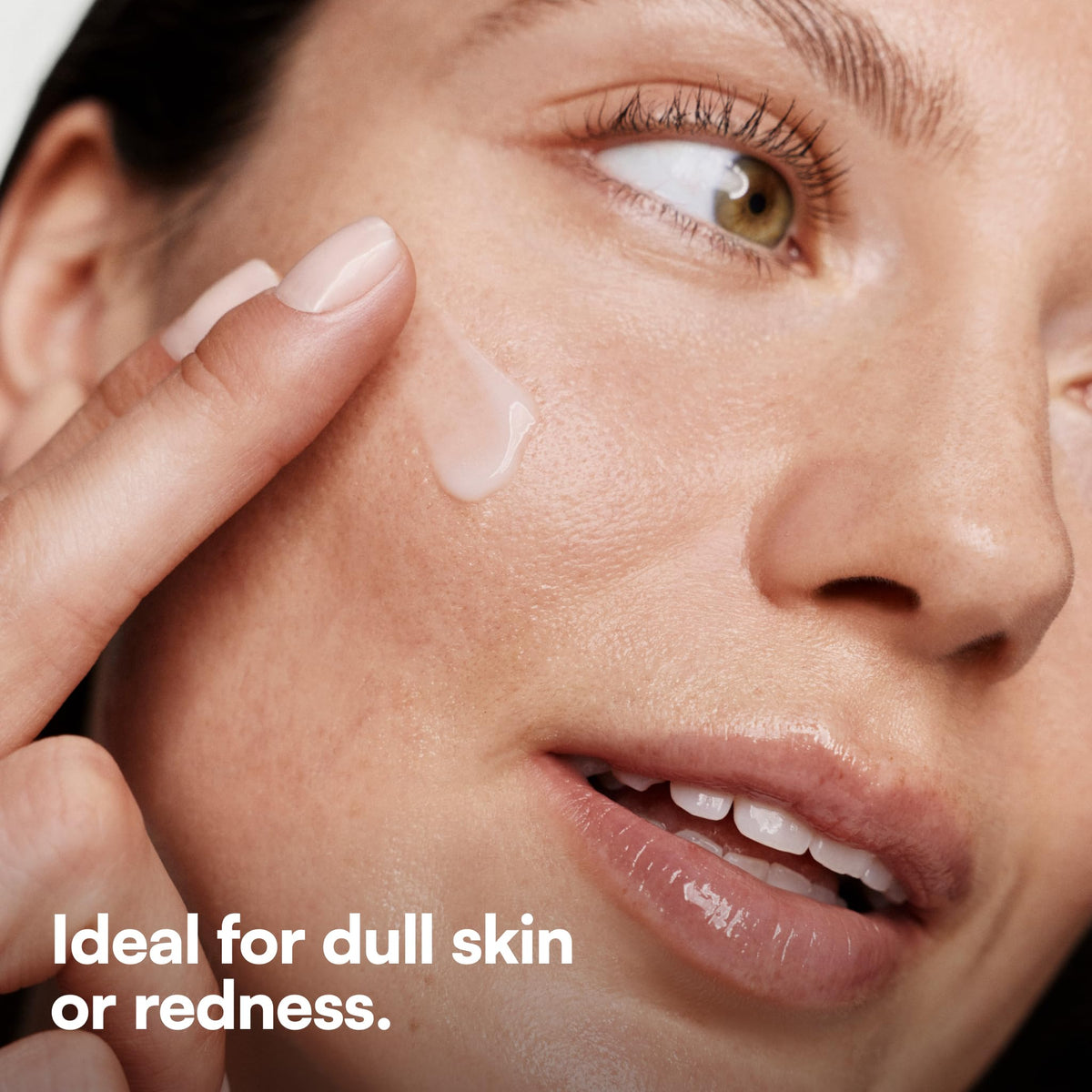 Bliss serum layered under moisturizer showing compatibility and layering benefit