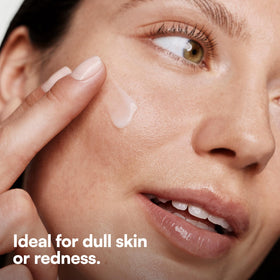 Bliss serum layered under moisturizer showing compatibility and layering benefit