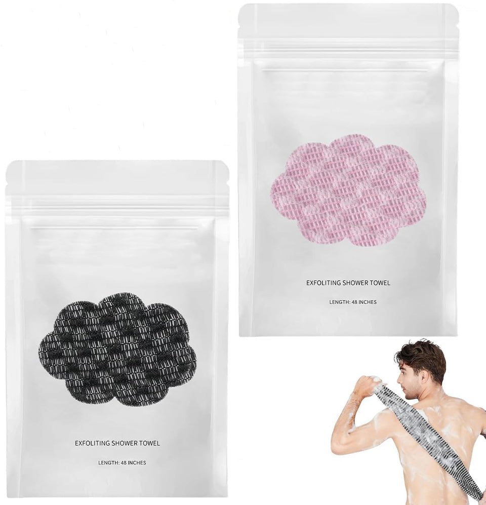 Blissal front view folded towel showing full shape and easy storage benefit