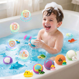 Blissal revealed sea animal toy from bath bomb, encouraging imaginative play
