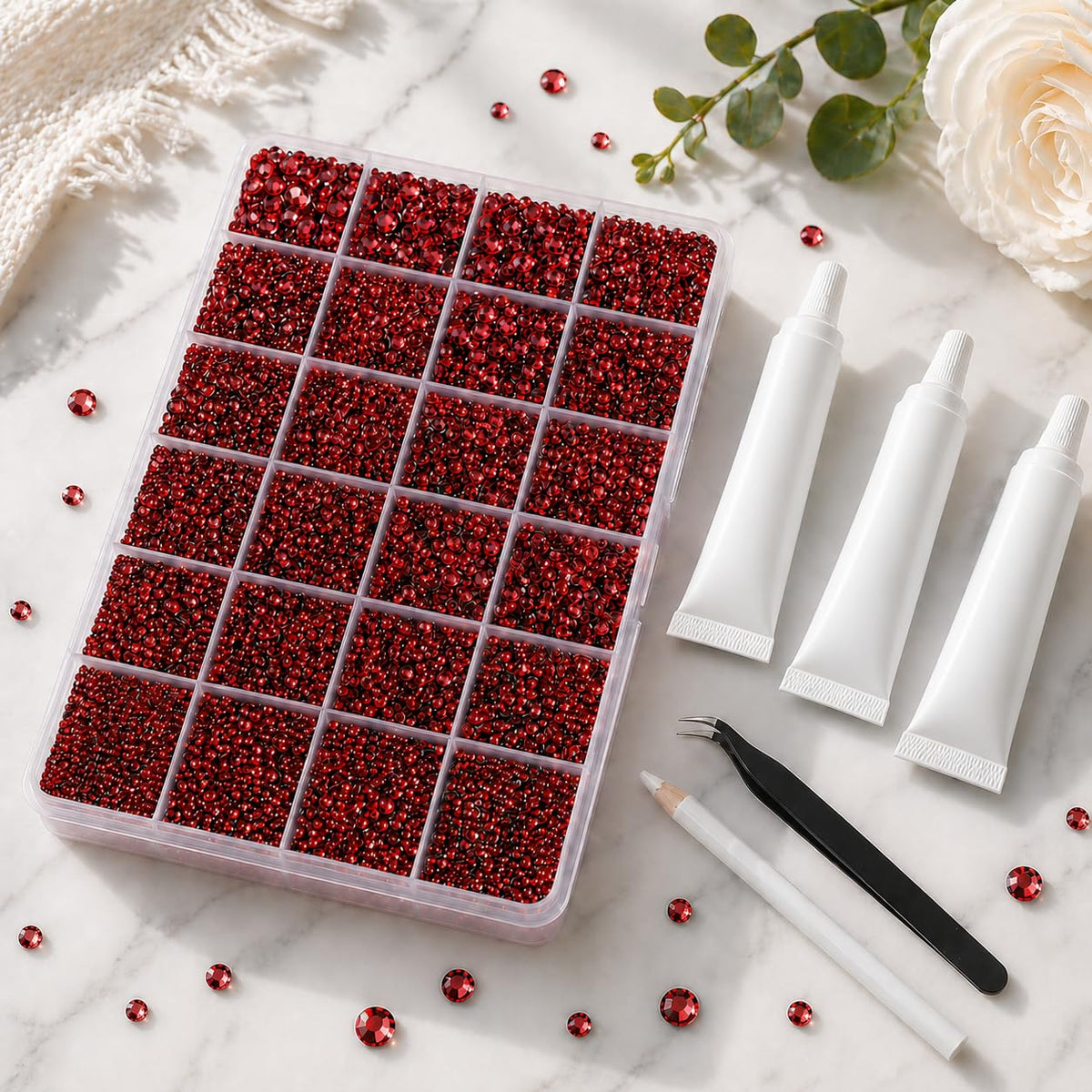 BlissVeritura close-up of flatback resin surface highlighting glossy shine and color