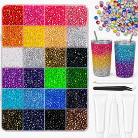 BlissVeritura front packaging showing 24-color grid and included tools for instant crafting