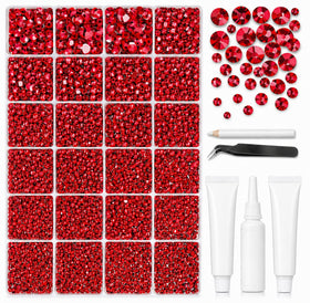 BlissVeritura front packaging showing kit contents and vibrant red gems for crafting