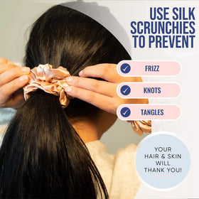 BLISSY close-up of 22 Momme silk texture highlighting smooth fiber benefits