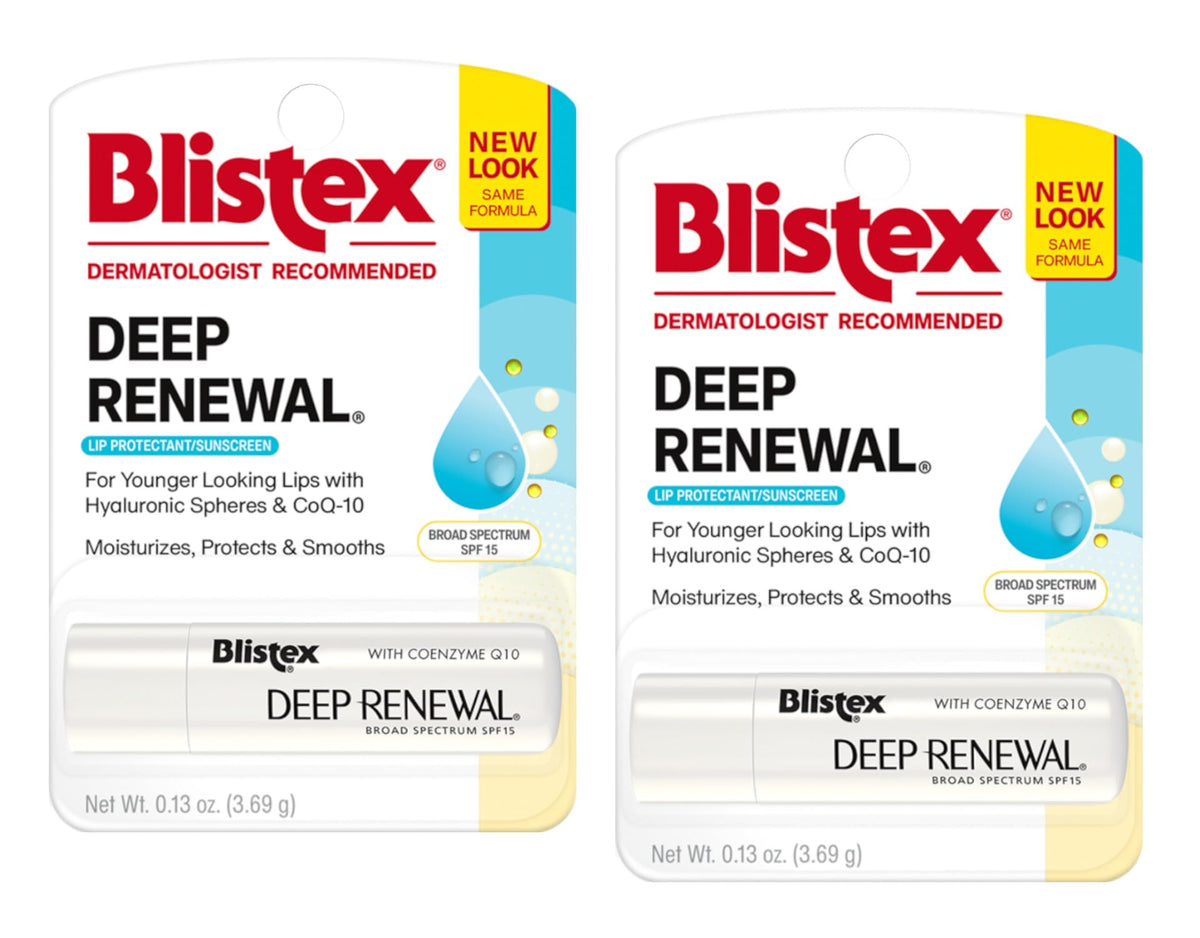 Blistex front packaging showing SPF 15 and benefits