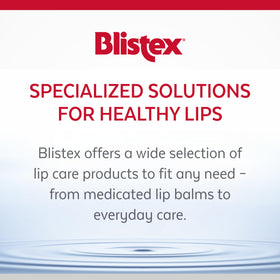 Applying Blistex Deep Renewal on lips for instant hydration and smoothing