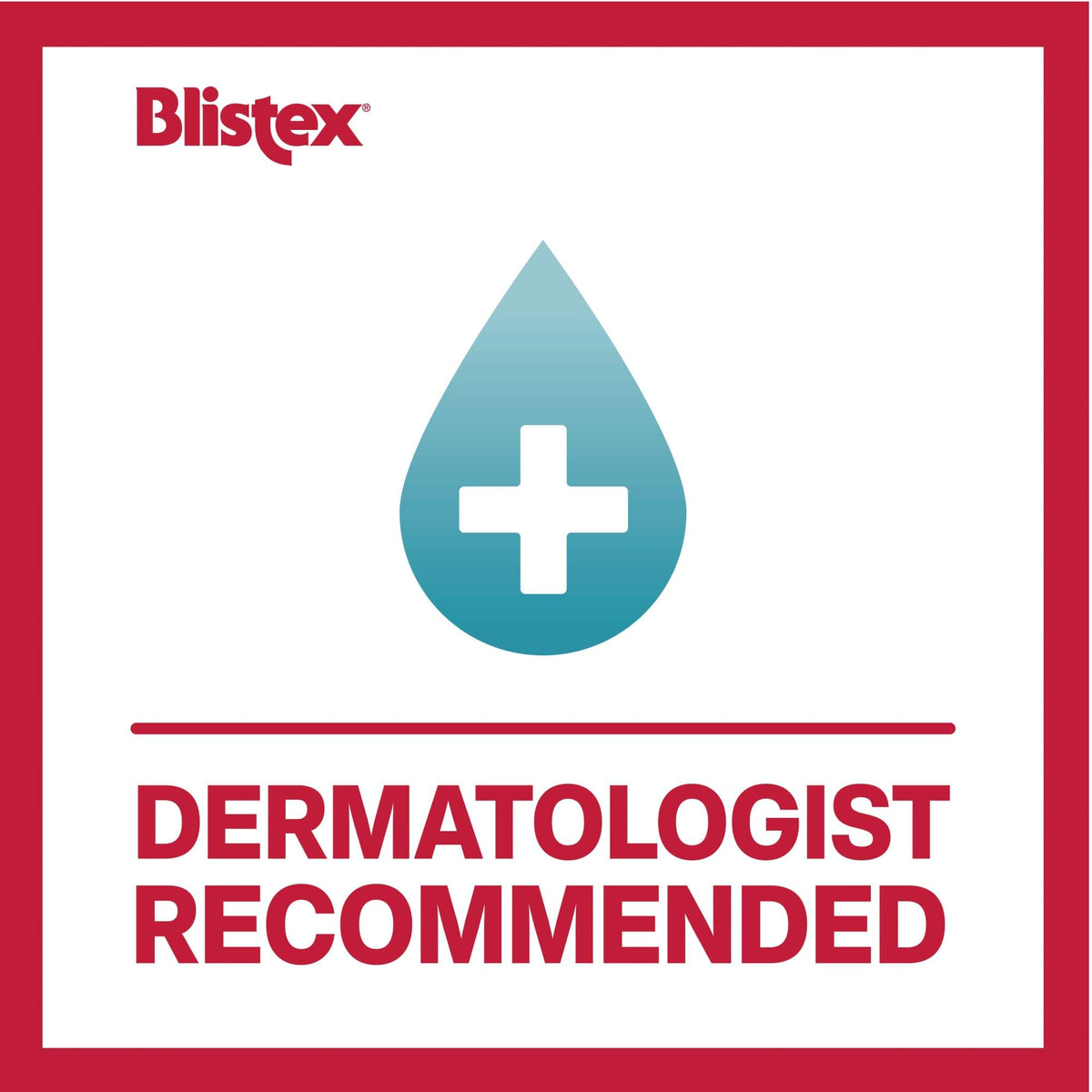 Blistex texture close-up of balm tip highlighting smooth glide and protection