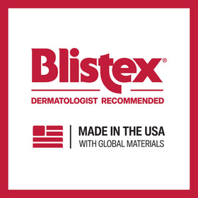 Blistex 12-pack in a winter setting as practical cold-weather protection
