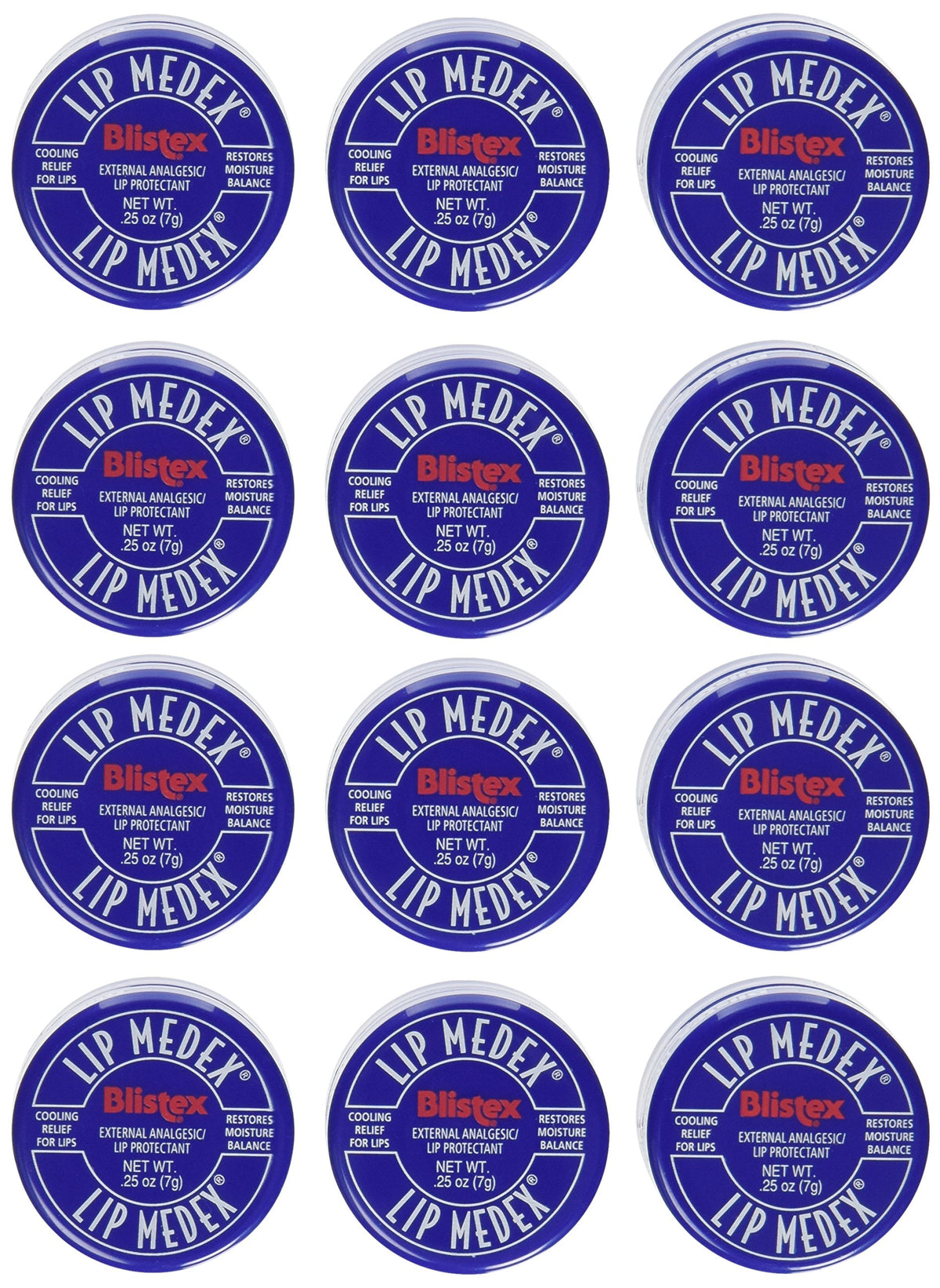 Blistex Lip Medex front tube showing label and quick soothing benefit