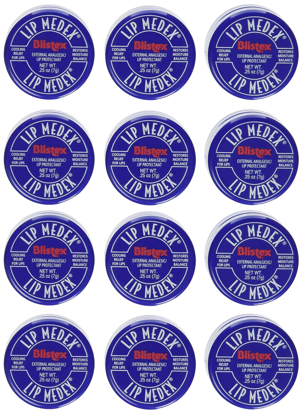 Blistex Lip Medex front tube showing label and quick soothing benefit