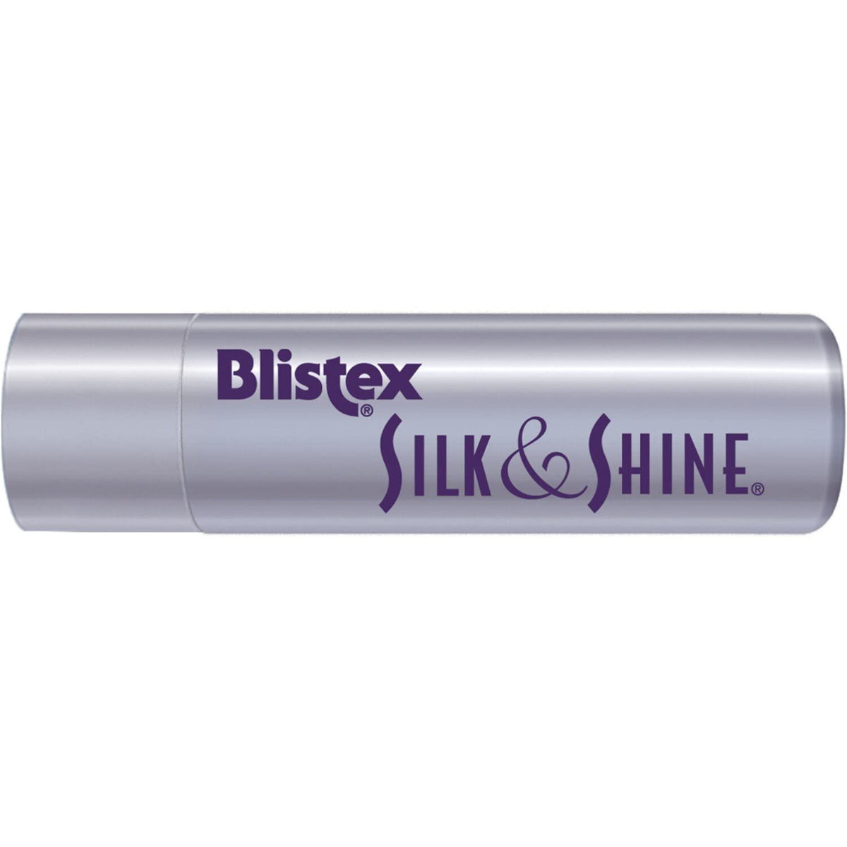 Applying Blistex Silk & Shine to lips demonstrating easy use and instant satin shine benefit