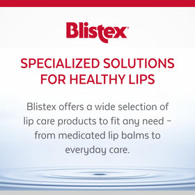 Blistex Silk & Shine next to coin showing compact 0.13 oz size for convenient storage