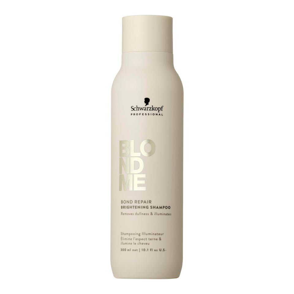 BlondMe front packaging showing bottle and branding for salon-quality results