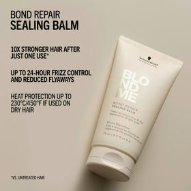BlondMe texture close-up displaying lightweight non-greasy consistency